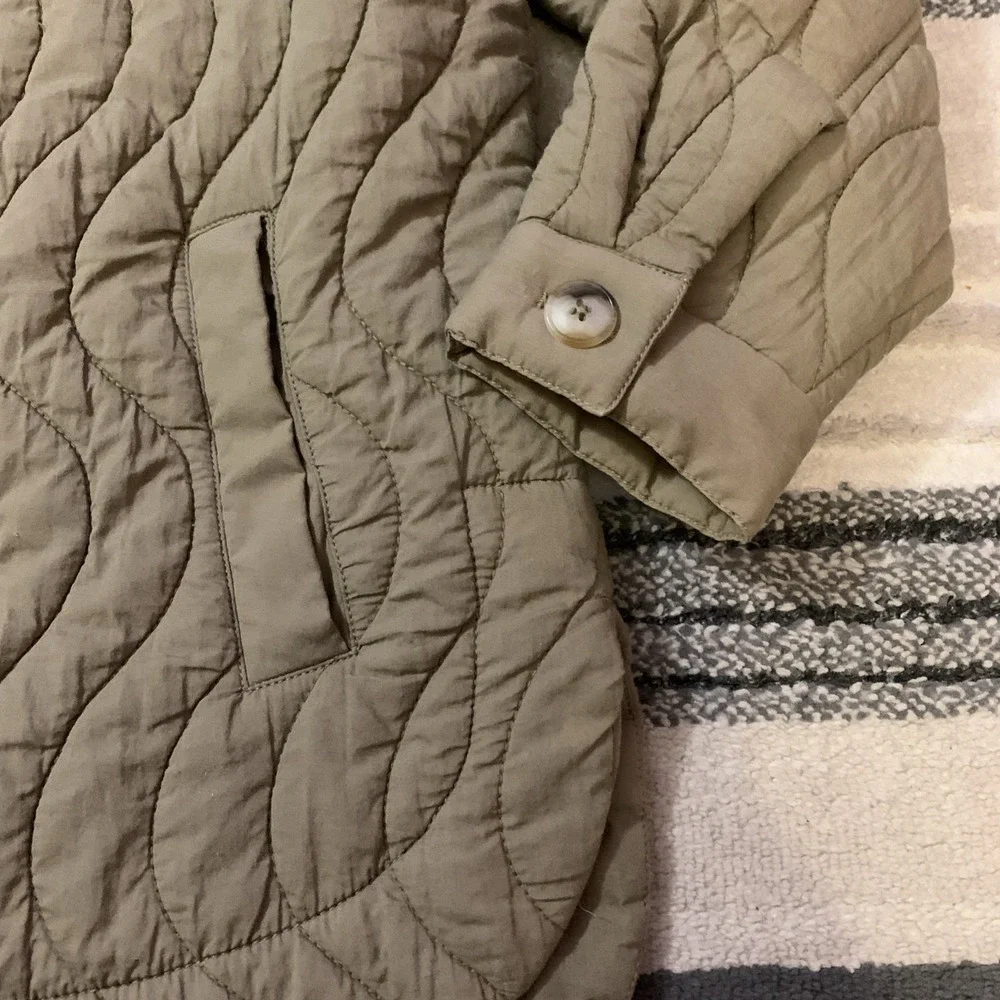Madewell Quilted Belrose Shirt Jacket Women's Size Medium - Picture 3 of 7